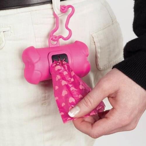 1 PCS Pet Dog Bags Dispenser Bone Type Case For pet Waste Bags Products for Dogs Wholesale Retail Pet Product Supplies Pets