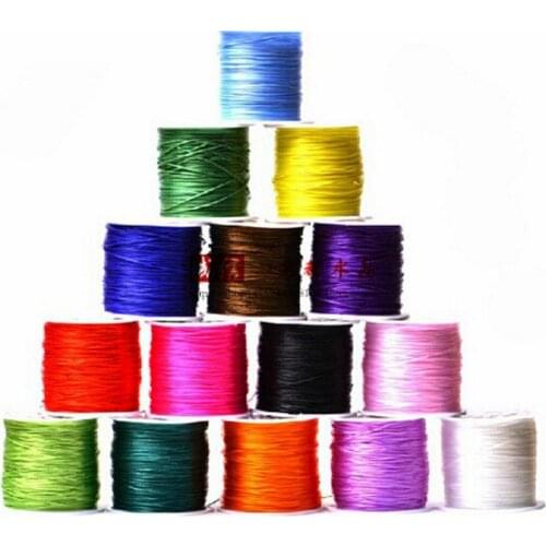 50M Plastic Crystal DIY Beading Stretch Cords Elastic Line Jewelry Making Supply Wire String jeweleri thread String Thread