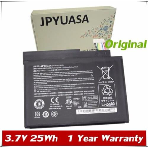 7XINbox 3.7V 25Wh 6800mAh Original Laptop Battery AP13G3N For Acer Aspire Iconia W3-810 Tablet 8' Series Tablet