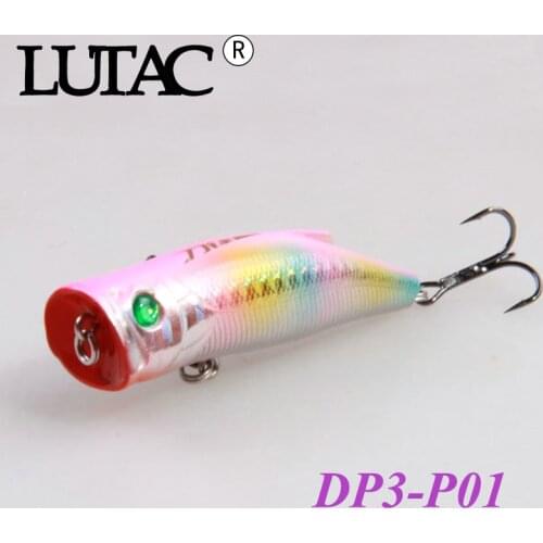90mm 19.5g LUTAC big popper Floating outdoor fishing hard lure crankbait artificial wobbler Fishing Tackle