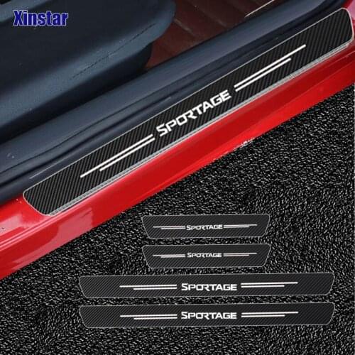 4pcs Carbon Fiber GT Car Sticker For Kia Sportage