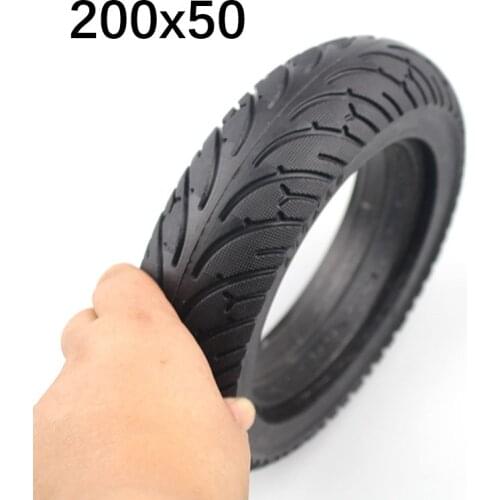 Free shipping 1pcs 8 inch Solid Tubeless Tires Wheel Tyres 200x50 (8"x2") for Razor Electric Scooter