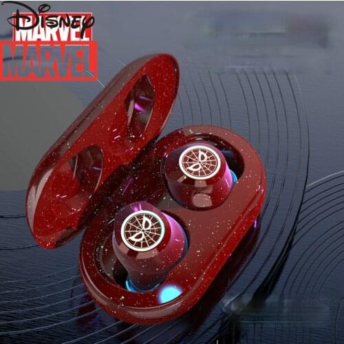 Disney Marvel Iron Man Wireless Headset Gypsophila High Sound Quality Long Standby iPhone Universal Bluetooth-compatible