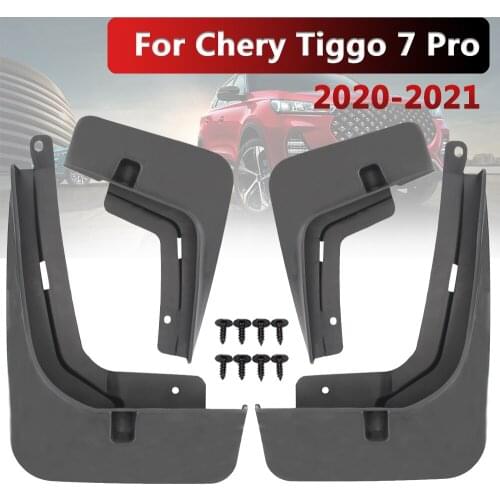 For Chery Tiggo 7 Pro 2020-2021 Mudguards 4 PCS Car Accessories Mud Flaps Front Rear Fender Guard Splash Flap