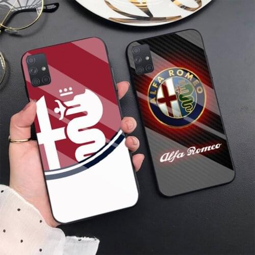 Alfa Romeo Giulietta Sports Car Phone Case For Samsung S6 7edge 8 9 10e 20plus S20 Ultra Note8 9 10pro A72018 Tempered Glass