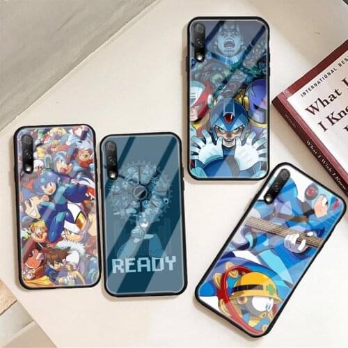 Megaman Mega Man X Rockman ZX Advent Phone Case For Huawei P9 10 20pro 30lite Mate 9 10lite 20pro Honor 7A 8X 9 Tempered Glass