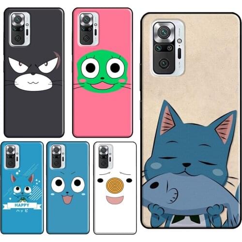 Cute Happy Fairy Tail Phone Case For Xiaomi Redmi Note 10 Pro Note 9 Pro Note 8 Pro 8T 9S 7A 8A 9A 9C 9T Cover