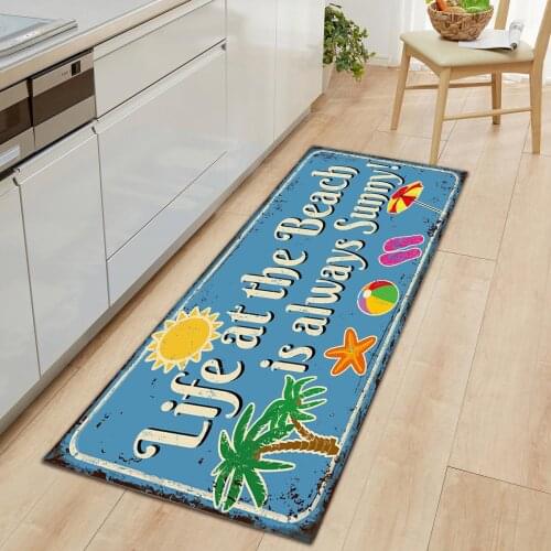 Home Kitchen Carpet Mats Non-slip Doormats Entrance Door Mat Soft Flannel Bath Mats Rugs for Living Room Bedroom Bathroom