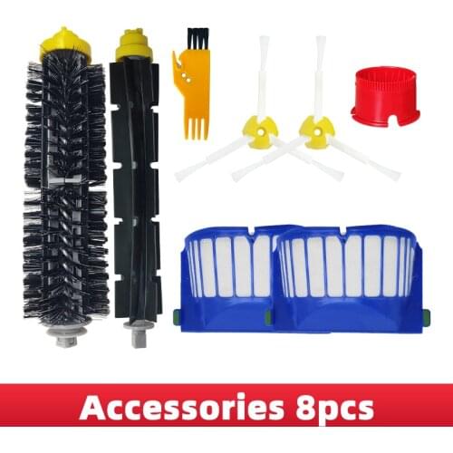 Hepa Filter Main Side Brush For iRobot Roomba 600 Series 601 610 620 630 631 650 651 655 660 585 595 680 Robot Vacuum Cleaner