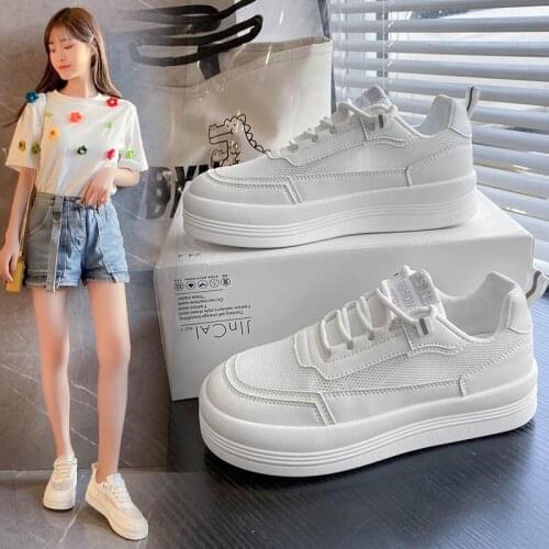 Fashion white sneakers women 2021 new non-slip high sneakers platform casual sneakers women shoes for women sneakers