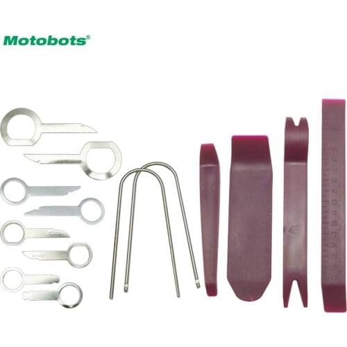 MOTOBOTS 14pcs/Set Auto Audio Stereo DIY Refit Tool Radio Speaker Panel Trim Key Removal Installation Pry Repair Key Tool#5755