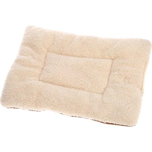 Soft Summer Air Conditioning Puppy Dog Mat Pad Reversible Fleece Pet Kennel Crate Pet Bedding For Dogs Cushion