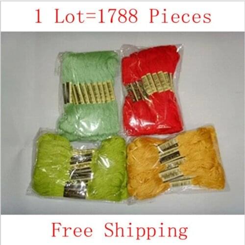 The Lastest Cross Stitch Thread New High Quality Total 1788 Pieces Similar DMC Thread Embroidery Thread