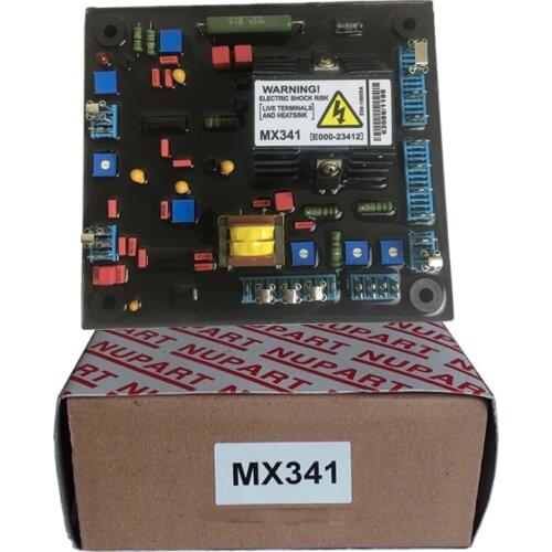 Nupart Carton and red capacity MX341 AVR for generator regulator