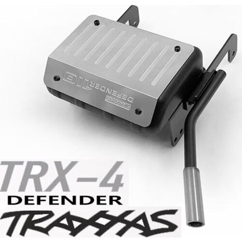 TRX-4 Upgrades Defender 110 Land-Rover D110 Metal Simulation Fuel Tank + Exhaust Pipe
