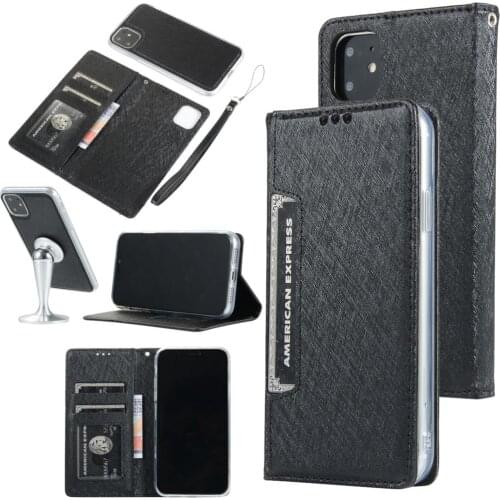 Haissky Detachable Magnetic Wallet Case For iPhone 11 11 Pro Max Flip Leather Phone Case For iPhone X XR Max 8 7 6 6S Plus Cover