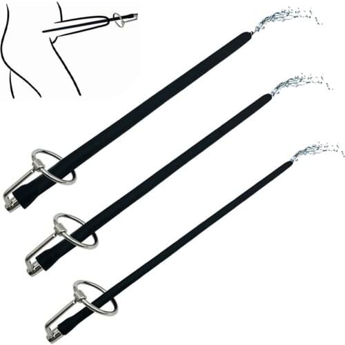 Sex Sounds Penis Plug Urethra Training Urethral Dilator with Penis Ring Sex Toys for Men Silicone Urethral Catheters Masturbator