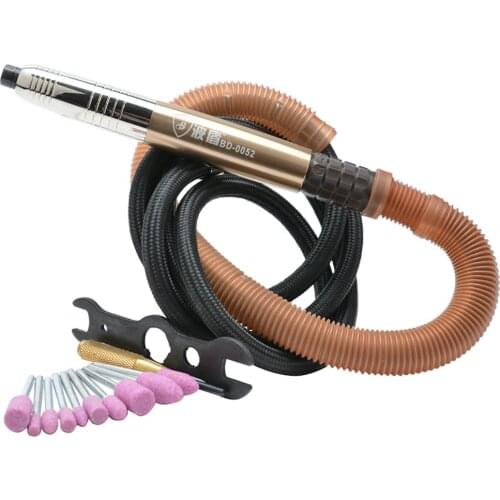 Pneumatic Grinding Machine Air Die Grinder Air Polisher Polishing Machine Pneumatic Engraving Pen 72000RPM Chuck 3MM