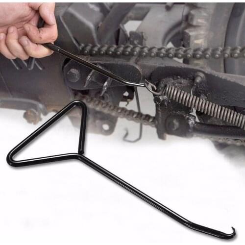 1pcs Motorcycle Stainless Steel Exhaust Stand Spring Hook Puller Tool Motorcycle Accessories For Motorcycle exhaust pipe Tools