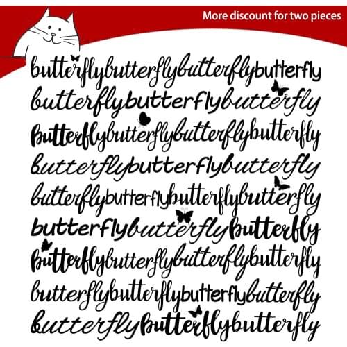 Text Clear Stamps For Scrapbooking Card Making Photo Album Silicone Stamp DIY Decorative Crafts