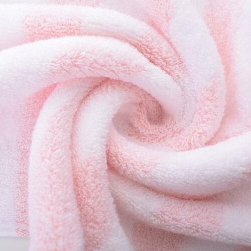Drop Shippping Stripe Bath Towels Cotton Bathroom Beach Towel for Kids Adult Men Women Multifunction Wash Cloths