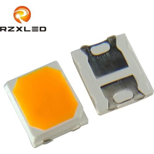 100pcs/lot led 3v 0.2w 0.5w 2835package amber 1800k 2100k for car Turn signal light