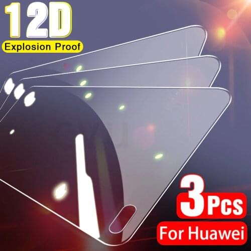 3Pcs Tempered Glass For Huawei P30 P40 P20 Lite Pro P10 Plus P Smart 2019 Screen Protector For Huawei Mate 30 20 10 Lite Glass