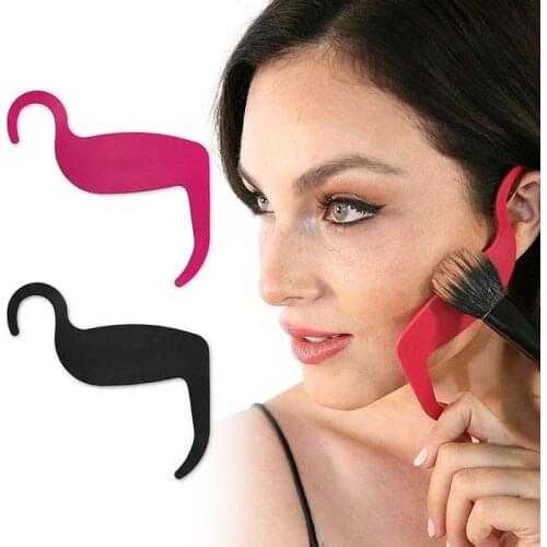 1Pc Eyeliner Card Makeup Outline Template Eyebrow Pencil Makeup Cheek Nose Outline Styling Makeup Tools