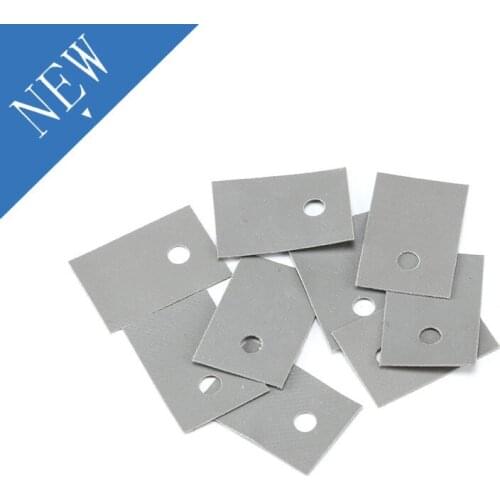 100PCS TO-220 Insulation Pads Silicone Heatsink Shim TO220 to-220