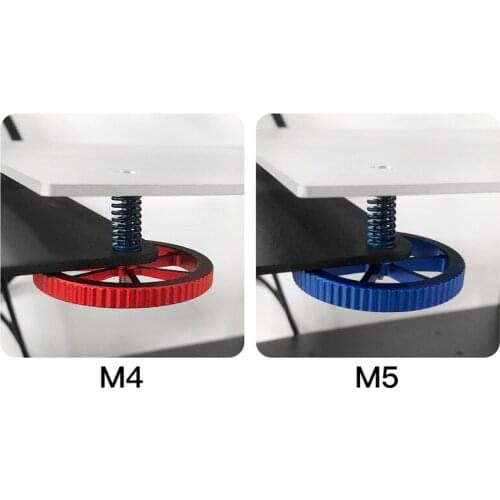 4PCS Upgraded Aluminum Hand Twist Leveling Nut Knobs Wheels For Ender 3/5 Pro CR-20 3d printer parts