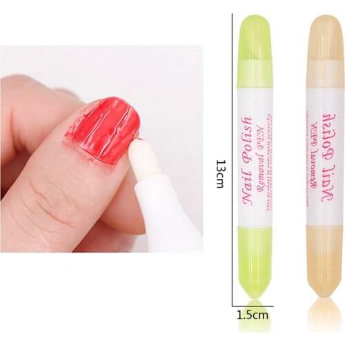 5Pcs/Set Nail Art Gel Nail Polish Remover Pen Manicure Cleaner Nail Polish Corrector Remover Pen UV Gel Polish Remover Wrap Tool