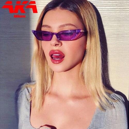 AKAgafas Cat Eye Sunglasses Women Light Square Sun Glasses Retro Comfortable Colorful Ocean Film Oculos Travel Shades for Women