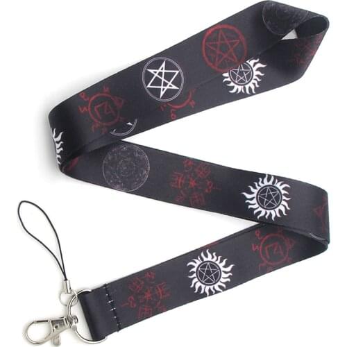 CA183 TV Supernatural Lanyards Cool Neck Strap Mobile Phone Keys ID Card Holder Lanyard For Keys DIY Hanging Rope Lanyards