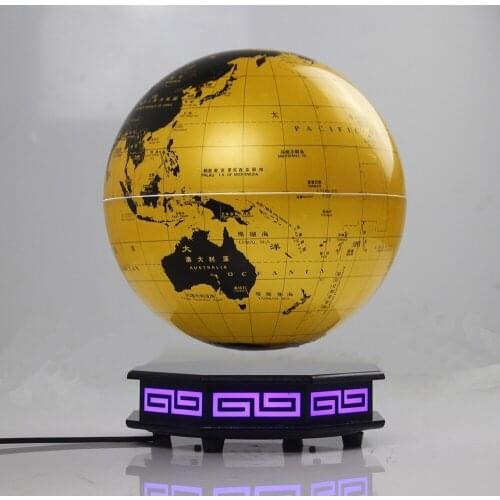 Home Decoration Magnetic Levitation 8 Inch Earth Rotated Floating Globe Festival Christmas New Year Gift Strange Gift