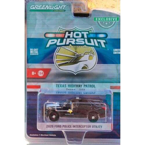 GreenLight 1:64 2020 Ford Interceptor boutique alloy car toys for children kids toys Model original box