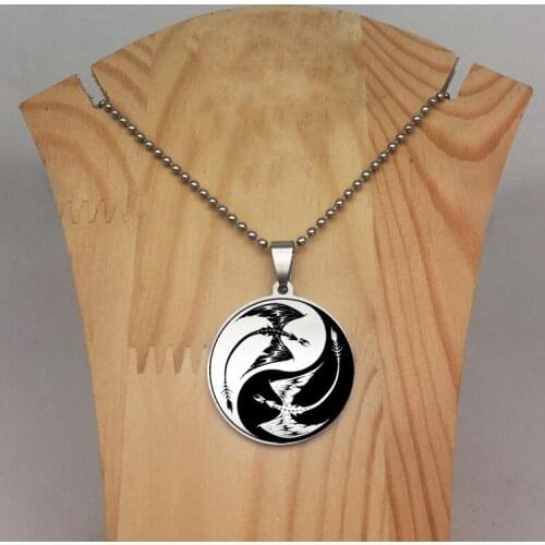 Yin Yang Bat Necklace High Quality Pendant Necklace Collar Jewelry for Men and Women Drop Shipping YP7301