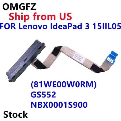 GS552 NBX0001S900 FOR Lenovo IdeaPad 3 15IIL05 (81WE00W0RM) HDD SATA SSD CABLE JACK