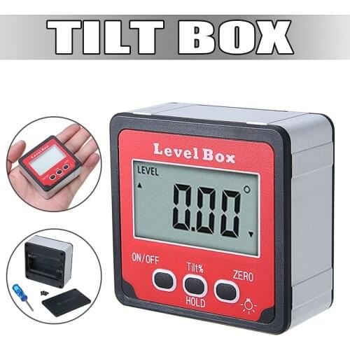 Magnetic Digital Display Angle Finder Gauge Level Box Protractor Inclinometer Used In Machinery Manufacturing
