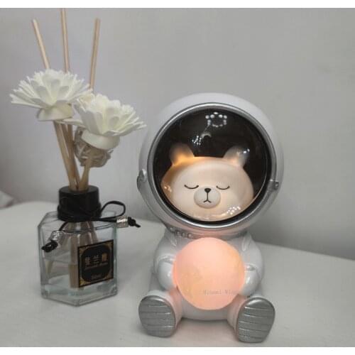 Astronaut Animal Night Light Galaxy Guardian Atmosphere Lights Girl Bedroom Bedside Decoration led Table Lamp Gift Ornaments