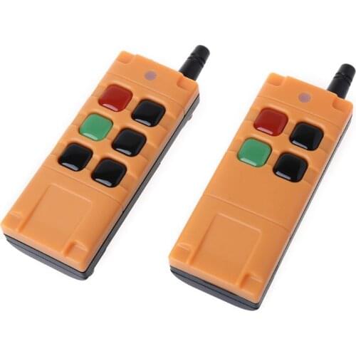 2021 New AK-G06T Factory Supply High Grade Remote Control 315/433MHZ Wireless Industrial Crane Remote Controller 4/6 Button
