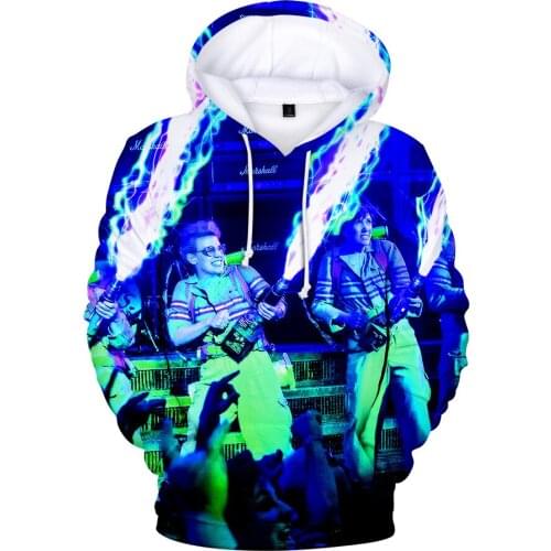 Sidno New 3D Ghostbusters Movie Hoodies Sweatshirt Funny Men/Women Ghost Busters Hoodie Oversized Harajuku Hooded Clothes