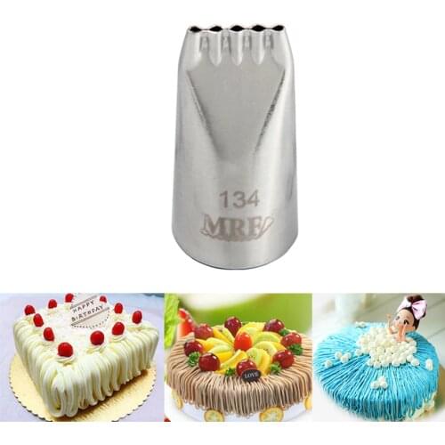 Wholesale 10 pcs/lot 134# Multi-Opening Tips Icing Piping Nozzles Cake Decorating Pastry Tip Sets Cupcake Tools Bakeware