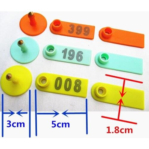 Sheep ear mark, sheep ear brand, ear sign, ear number plate, laser lettering band