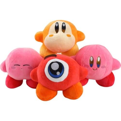 4 Styles 15Cm Kirby Plush Toys Cute Cartoon Kawaii Pink Kirby Short Plush Stuffed Plush Dolls Girls Toy Birthday Gifts