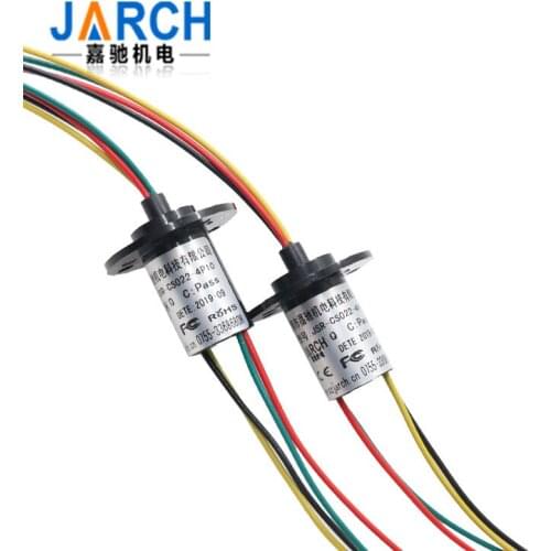 Cap Precision Conductive Slip Ring Collector Ring Supports 6-36 Core 2A-10A Visual Anchor Fish Conductive Ring Fishing Rod Ring