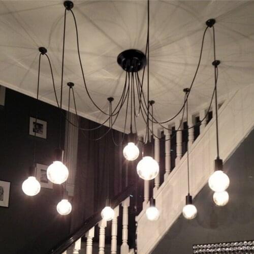 Simple Edison Bulb Pendant Lights Dining Room Restaurant Kitchen Hanging Lamp Living Room Home Decor Led E27 Droplight Hanglamp