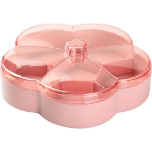 Fruit Plate, Home Creative, Transparent Sealed Candy Box with Lid, Nut Plate, Melon Seed Plate