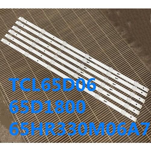 12PCS/LOT Backlight strip 65D1800 6LED 6V TCL65D06-ZC23AG-04 05 65HR330M06A7 V0 4C-LB650T-ZC1 ZC2 HRB 65R80 TV-65UHD4K