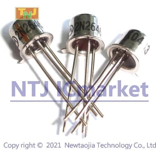 2 PCS 2N2646 TO-18 CAN-3 2N 2646 Silicon PN Unijuction Transistor