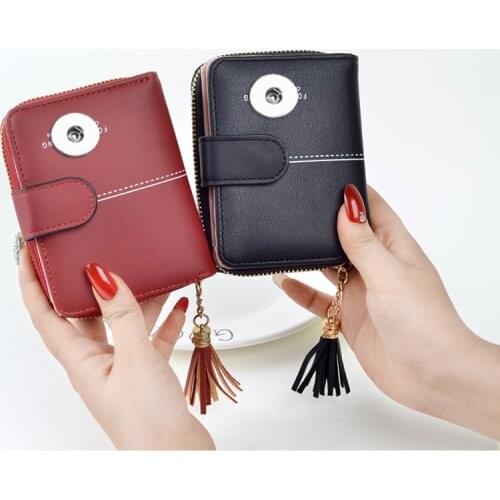2020 New high quality PU leather 18mm snap button jewelry DIY bag OEM, ODM QB668